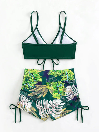 Magas Derékú Bikini Kötős