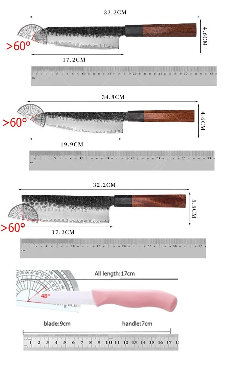 WXCOO Santoku Kés Damascus Pro