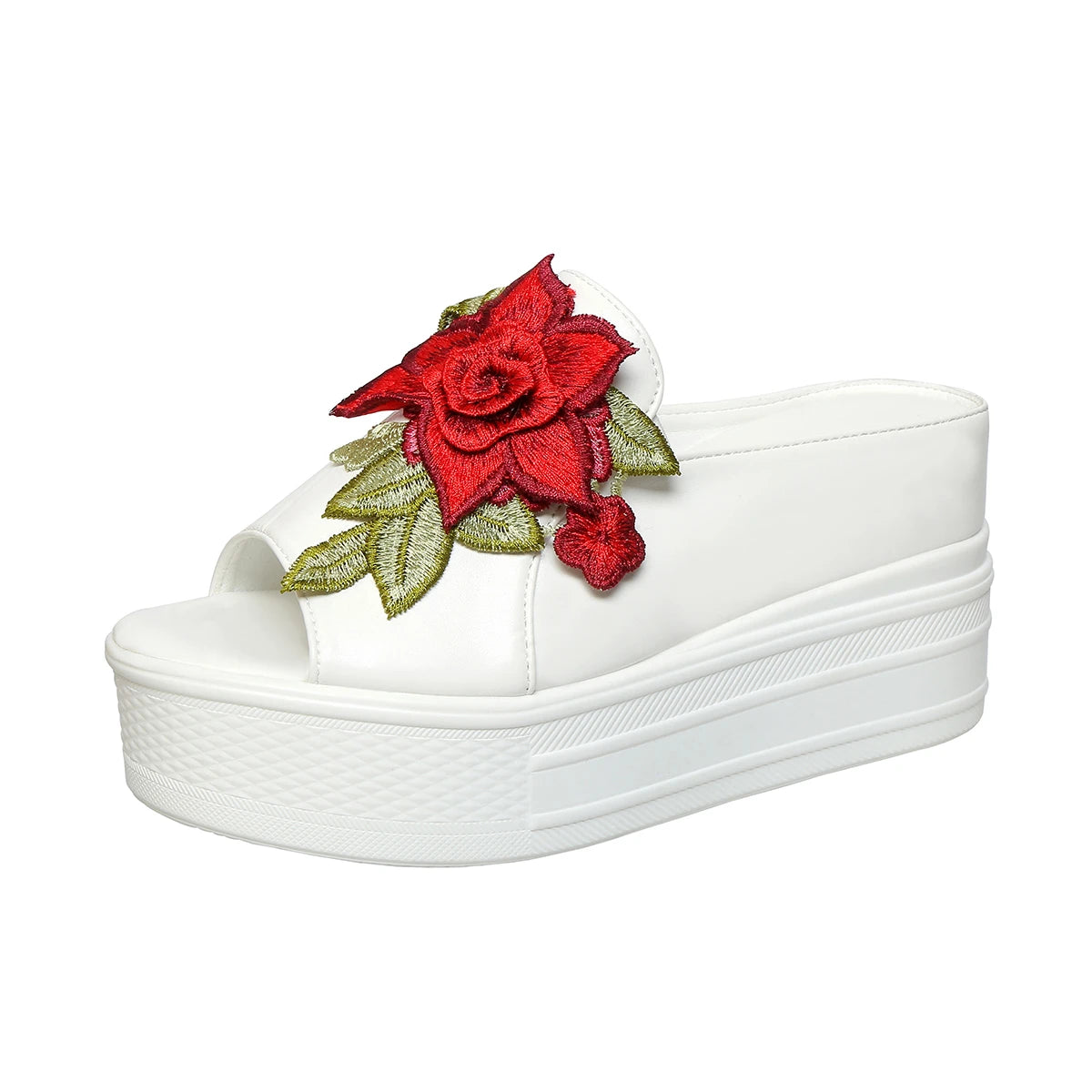RZSMTYA Women's Wedge Sandals Pu