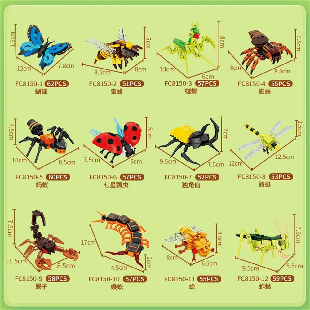 Rovar Kocka DIY Puzzle Gyerek