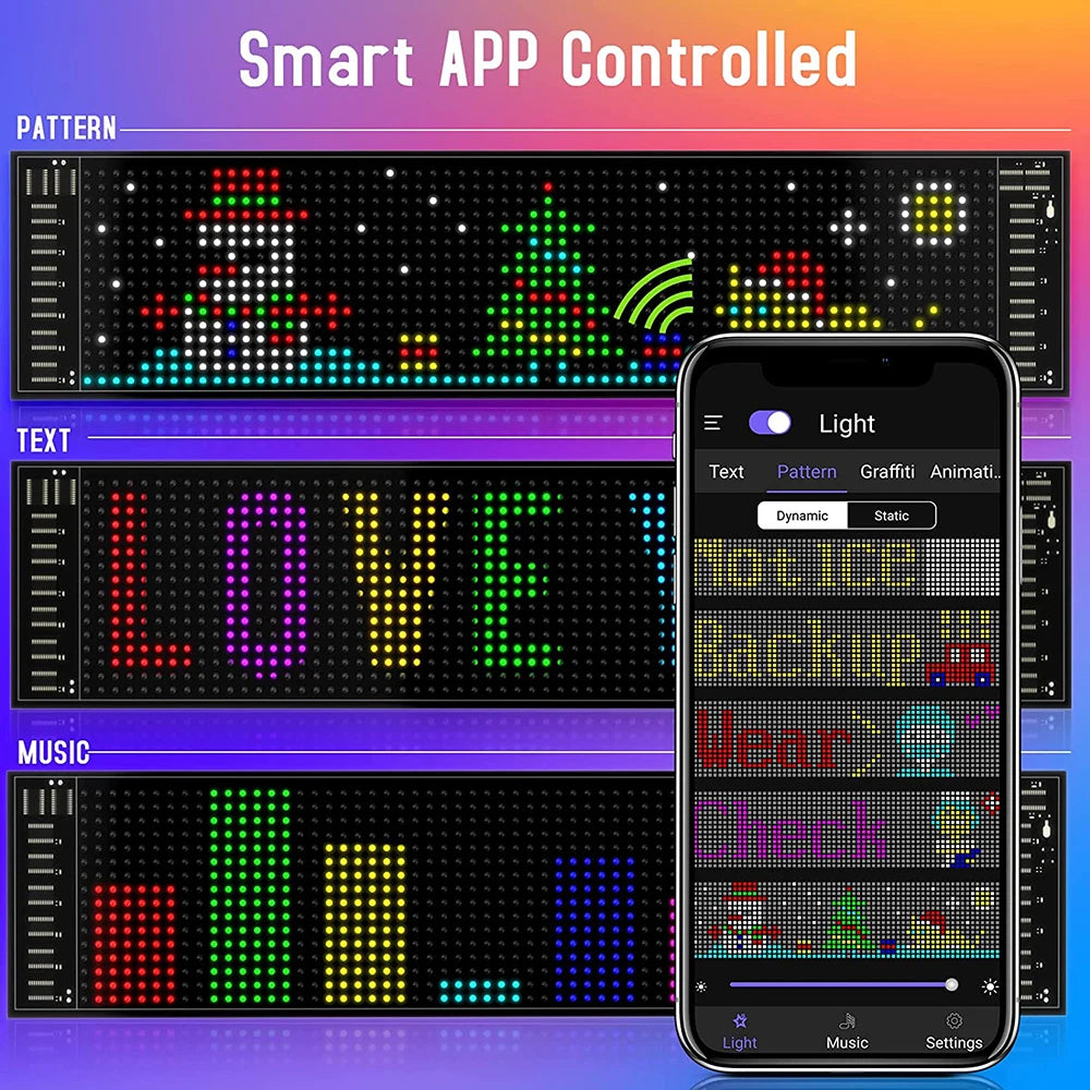 LED Mátrix Panel Bluetooth