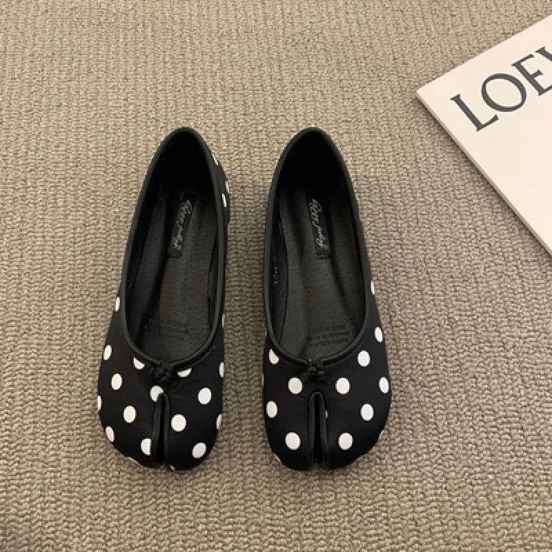 Női Tabi Ninja Cipő - Split Toe Loafer Puha Talppal Tavaszi Szezonra