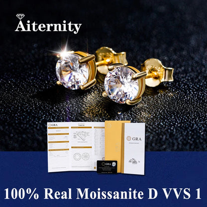 Aiternity Moissanite Fülbevaló