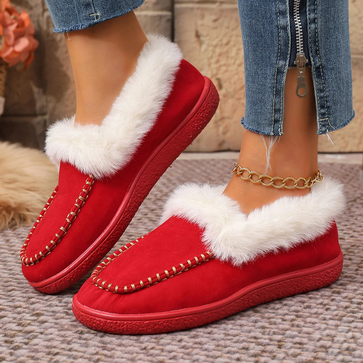 Shoes Ankle Boots Inner Plush