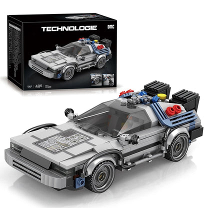 M MENBIS 1 24 Classic Movie Racing Car Építő Kocka Készlet Lego Kompatibilis MOC Modell Gyerekeknek