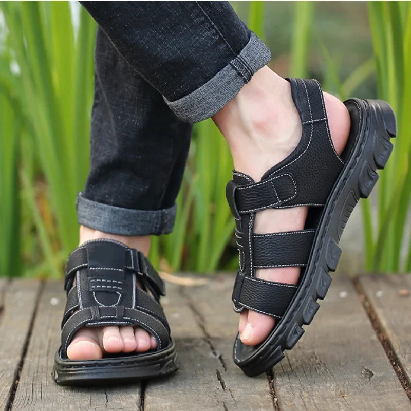 DUTRIEUX Herren-Sandalen Offen