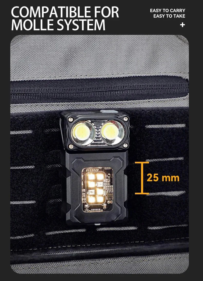 Taktikai LED Lámpa Hordozható