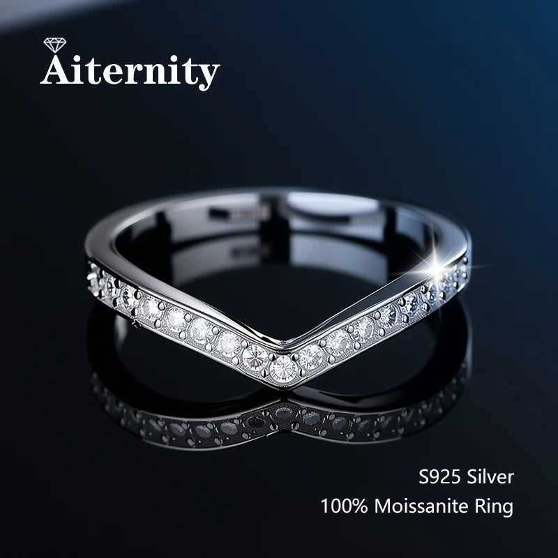 Aiternity S925 Moissanit Gyűrű