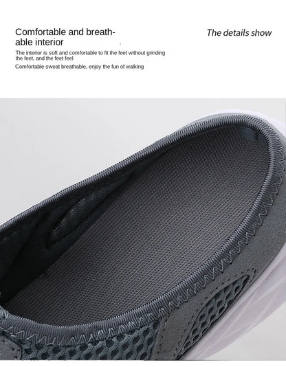 Férfi Nyári Papucs - Lélegző Hálós Slip-On Félcipő