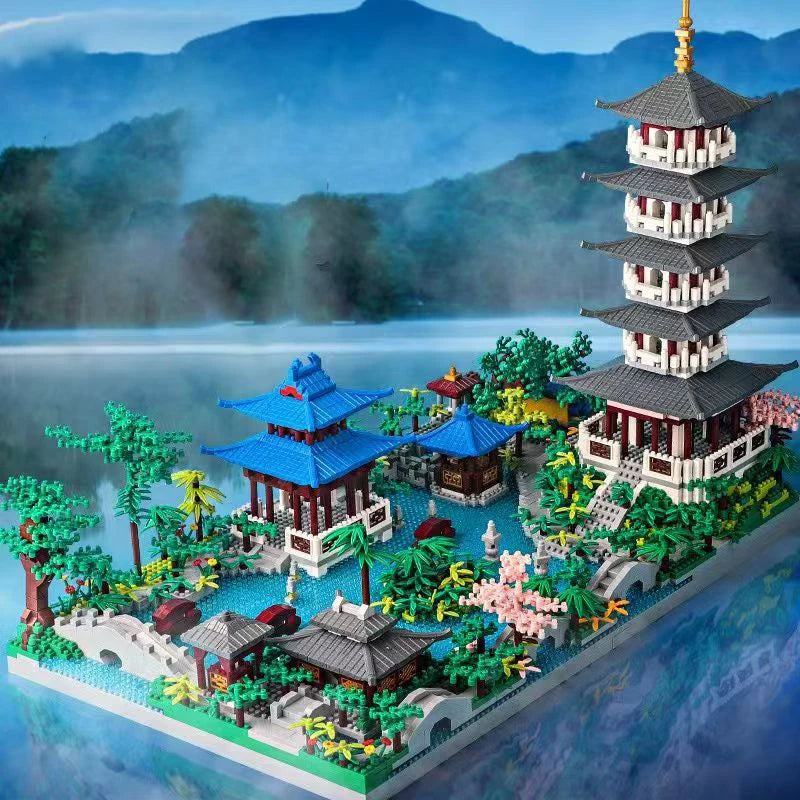 2568 Rész Építő Kocka Kert Klasszikus Architektúra Készlet - Lego Kompatibilis Modell Játék Ajándék