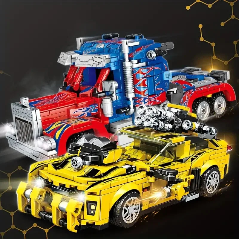 1060 Abs Building Block Toys - 2 Az 1-Ben Modell Építő Készlet Felnőtt Kreatív Otthoni Dekorációhoz