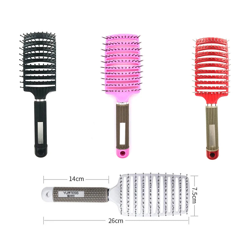 Nylon Hajkefe Fejbőr Masszírozó