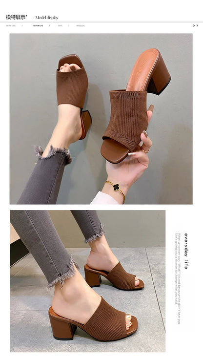 RZSMTYACN Damen-Slipper