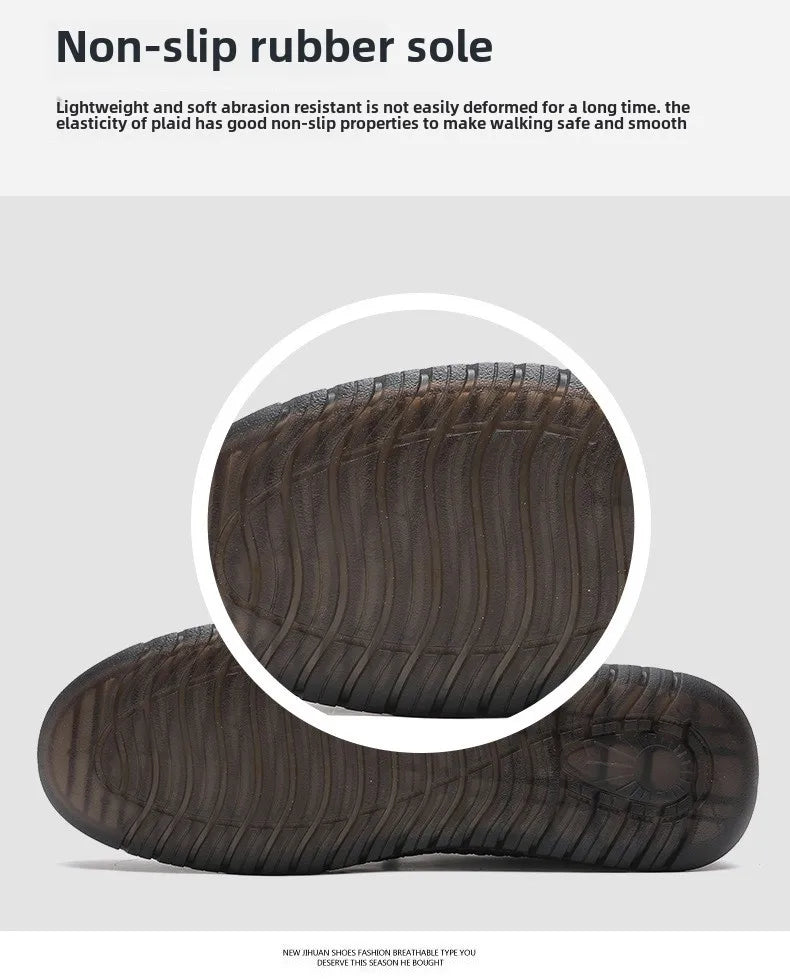 Férfi Casual Mokaszin Cipő - Kényelmes Lapos Talpú Slip-On Bőr Loafer