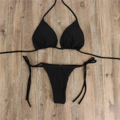 Moonbiffy Női Bikini Halteres