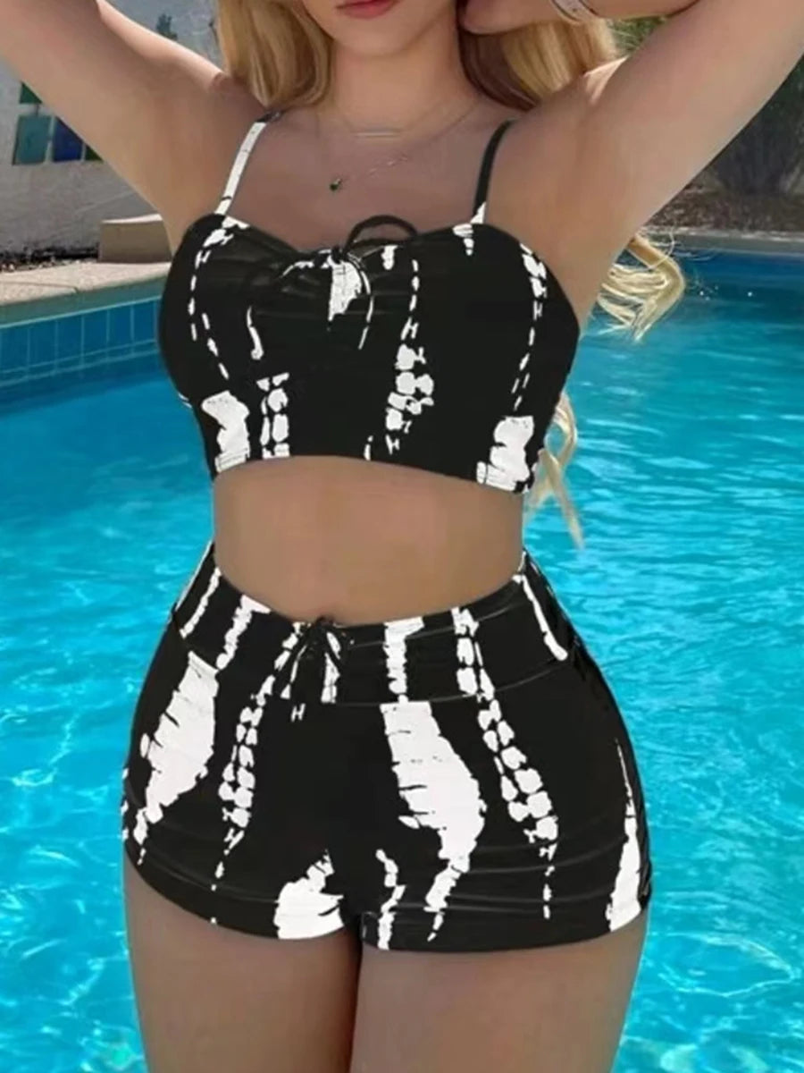 Magas Derékú Bikini Kötős