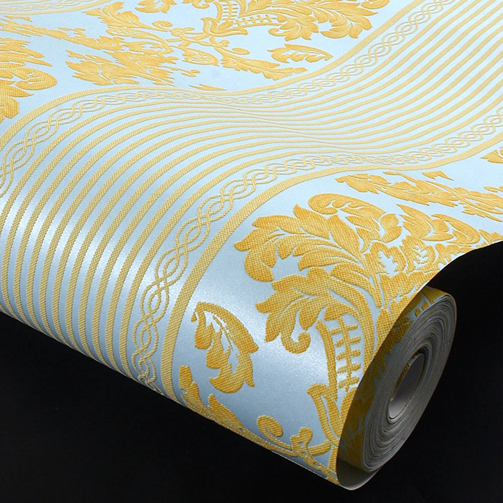 Dzqcn 3D Damask Tapéta Otthon