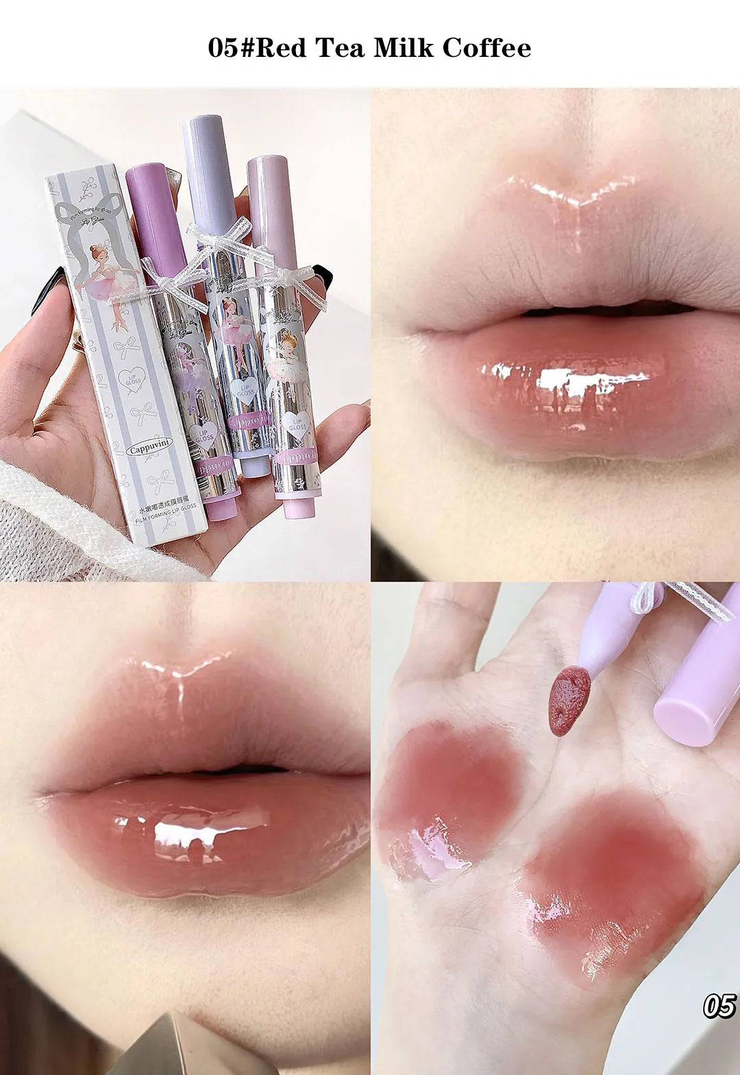 Lip Gloss Szett Tartós Vízálló