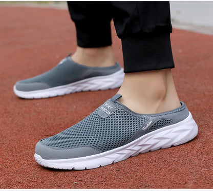 Férfi Nyári Papucs - Lélegző Hálós Slip-On Félcipő