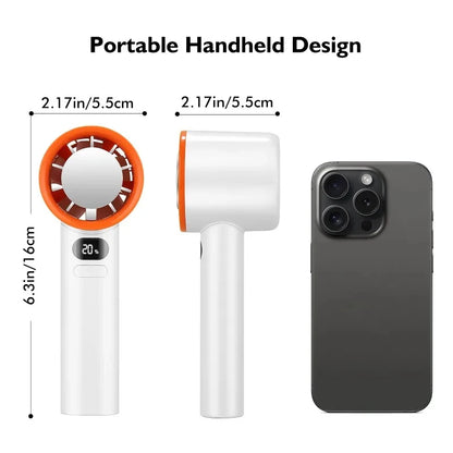 Xiaomi Mini Kézi Ventilátor - 120 Sebesség, Jégmód, USB Töltés, Hordozható, Asztali