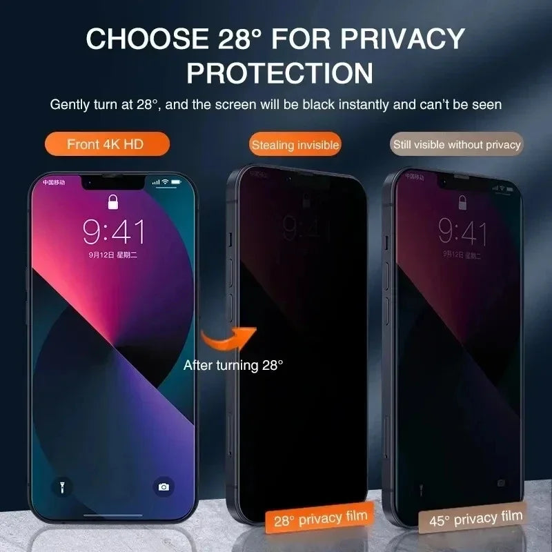 Anti Spy Üveg Privát iPhone