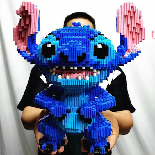 Herocross Disney Építő Kocka Stitch Giant Stitzer - Lego Kompatibilis Puzzle És Asztali Dekoráció
