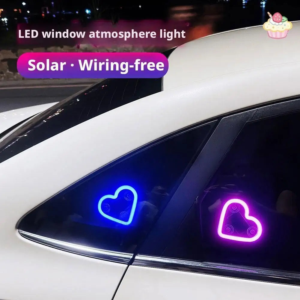Autó Szív Alakú Neon Fény