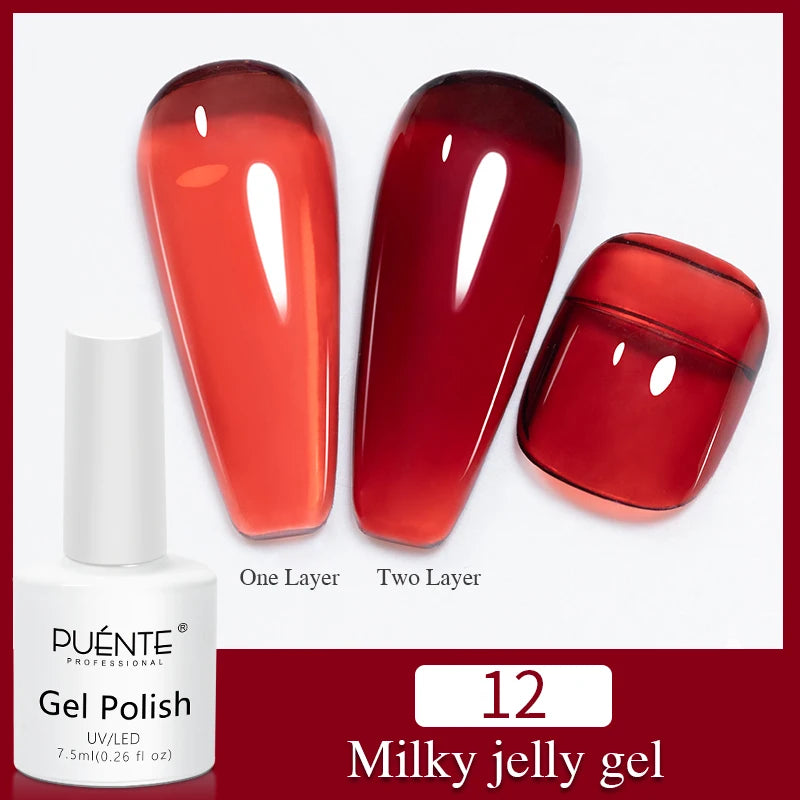 Puente Cat Eye Gel Fényes Kék