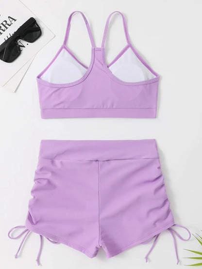 Magas Derékú Bikini Kötős