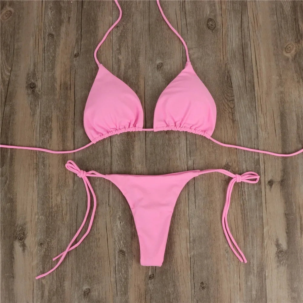 Moonbiffy Női Bikini Halteres