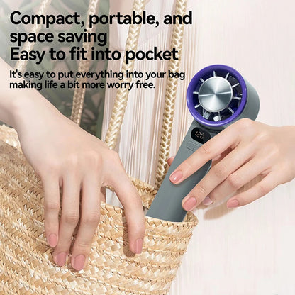 Xiaomi Mini Kézi Ventilátor - 120 Sebesség, Jégmód, USB Töltés, Hordozható, Asztali