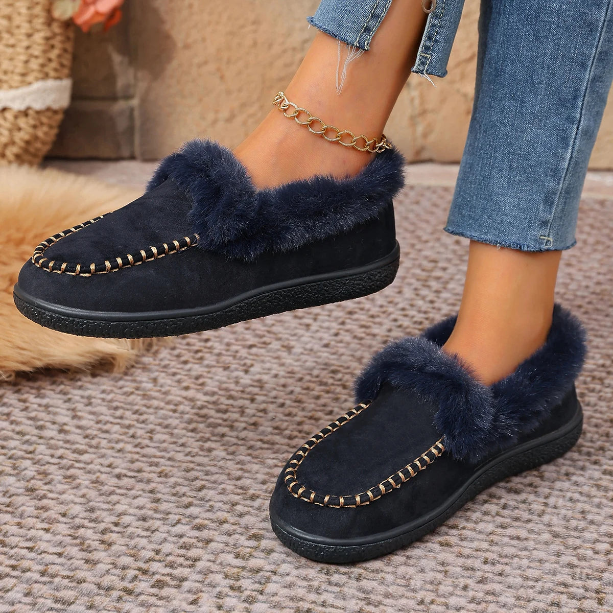 Shoes Ankle Boots Inner Plush