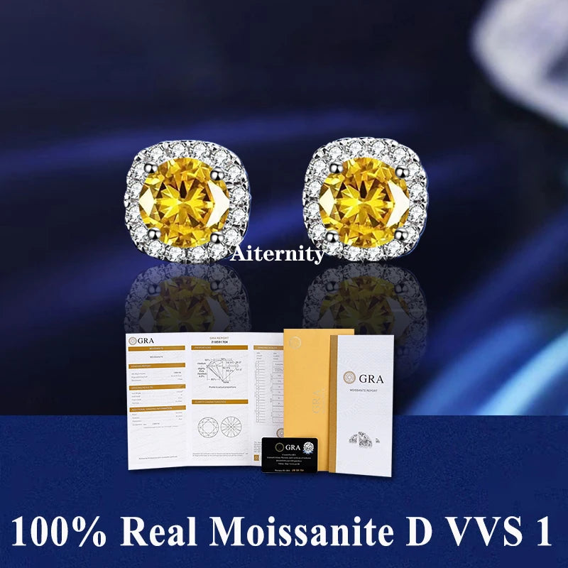 Moissanite Fülbevaló AITERNITY