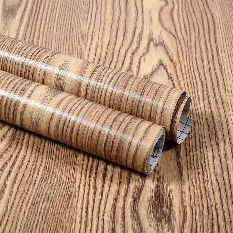 Wood Pattern Self-Adhesive Wall Film