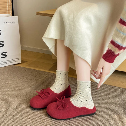 RZSMTYA Damenschuhe Flock