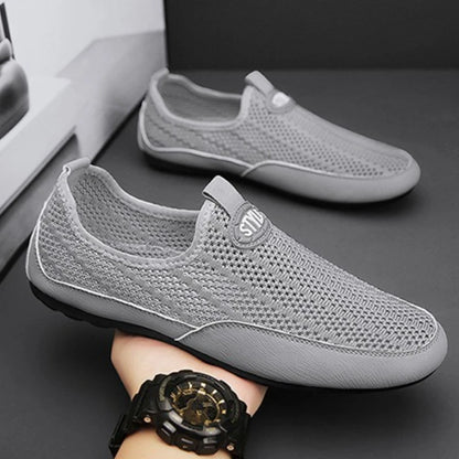 Férfi Nyári Mokaszin Cipő Könnyű Mesh - Elegáns Casual Loafer