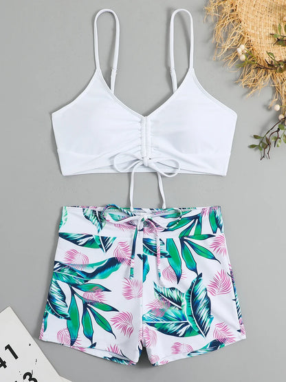 Magas Derékú Bikini Kötős