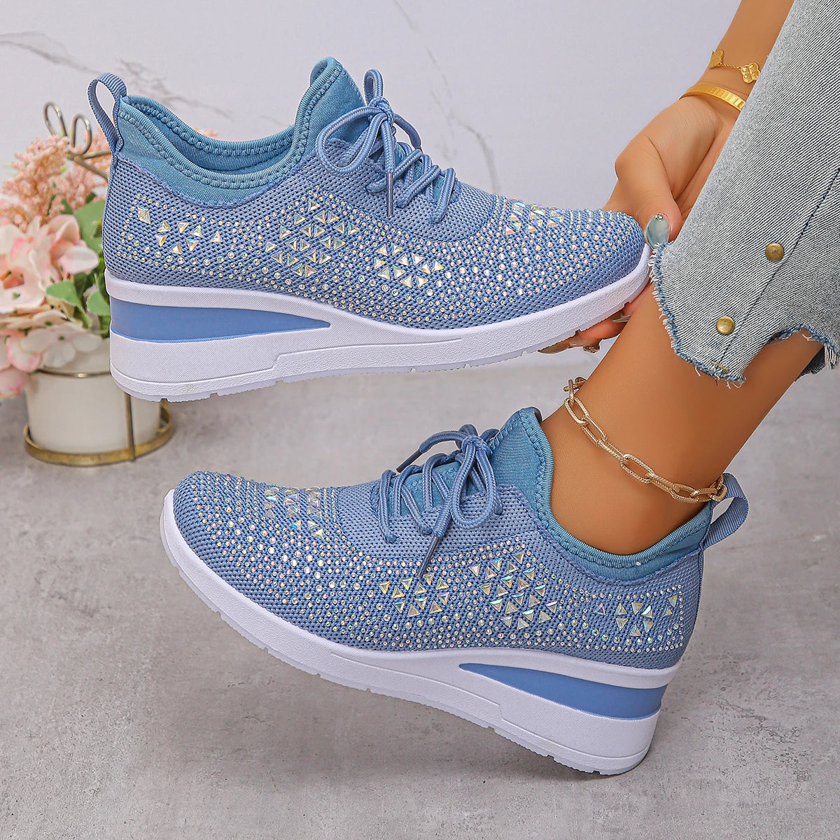 Shoes Breathable Mesh Lace-up