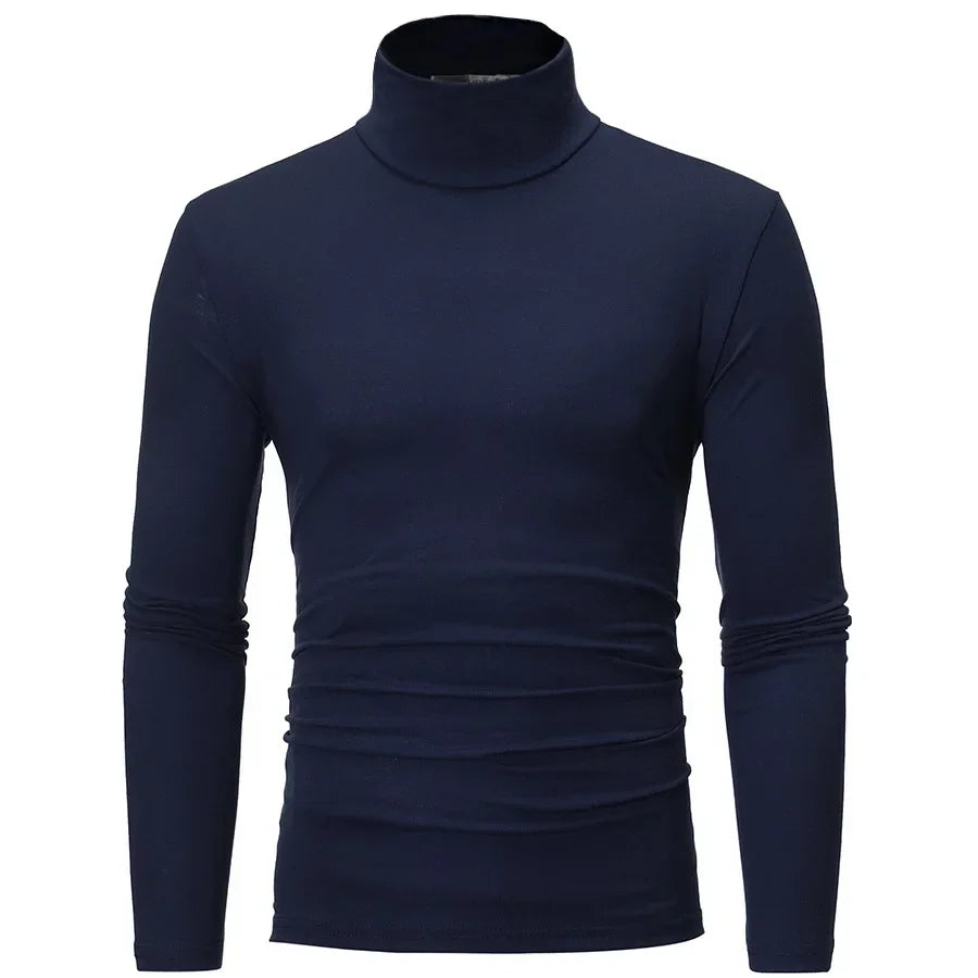 Liva Girl Herren-Rollkragenpullover, schmal geschnitten