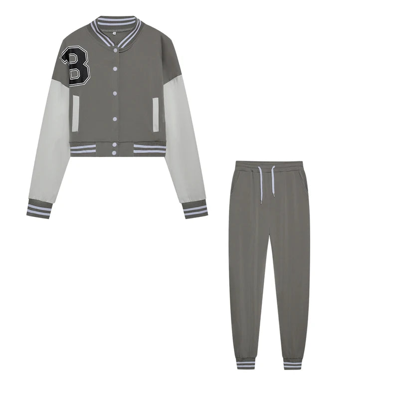Suit Set Monokróm Női Kabát