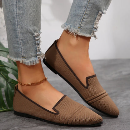 RZSMTYA Women's Slipon Flat Shoes