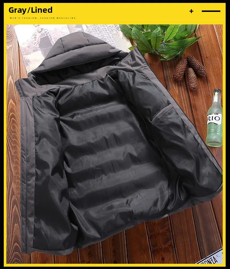 Men's Hooded Cotton Jacket