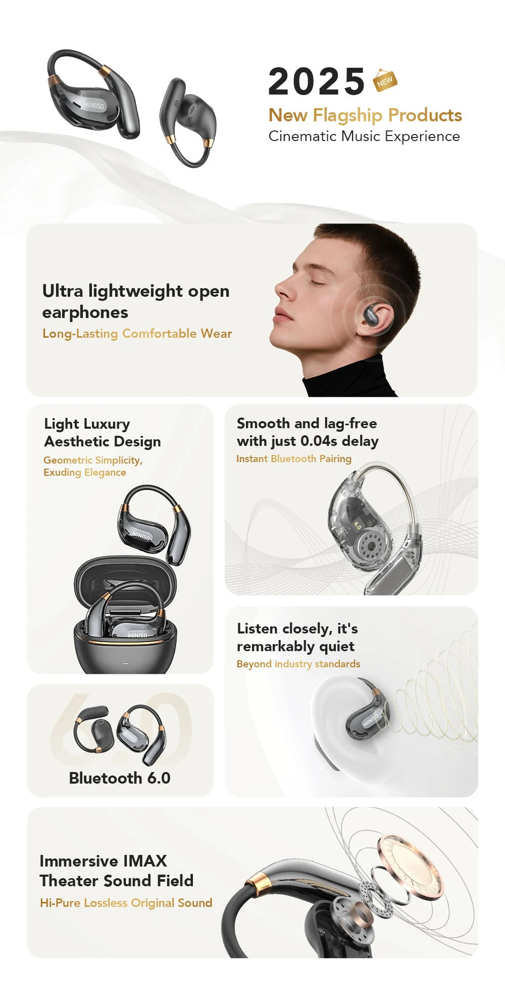 MINISO Bluetooth-Kopfhörer