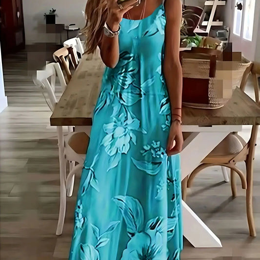 Suit Set Virágos Vnyakú Ruha