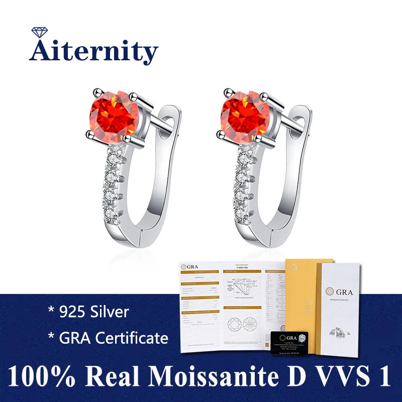 Moissanite Fülbevaló AITERNITY