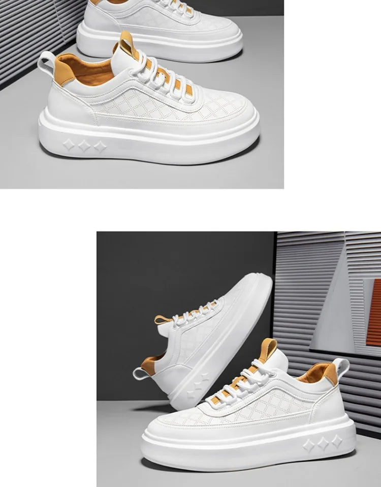 Férfi Casual Sportcipő - Lélegző Platform Sneaker