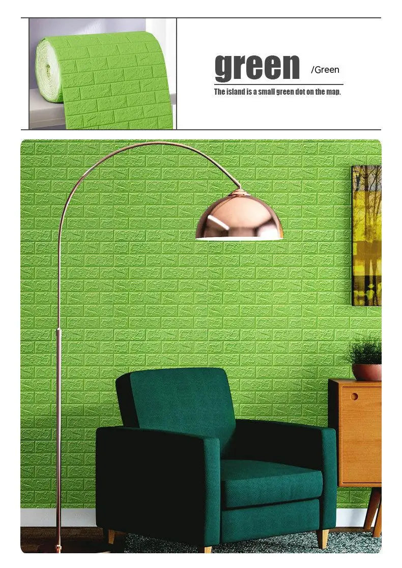 DZQ 3D Tapéta Fehér Falpanel