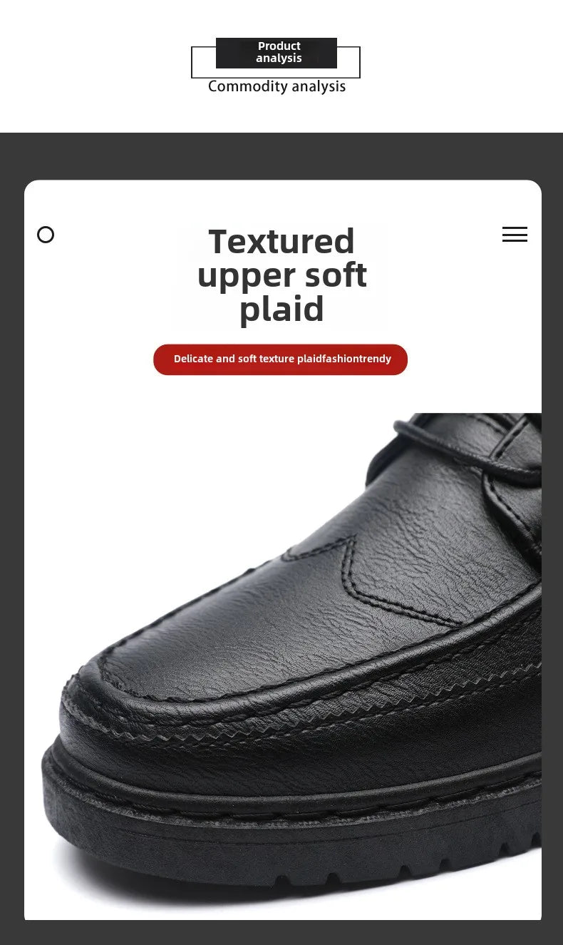 Férfi Luxus Bőr Cipő Olasz Oxford - Klasszikus Üzleti Brogue Loafer Barna