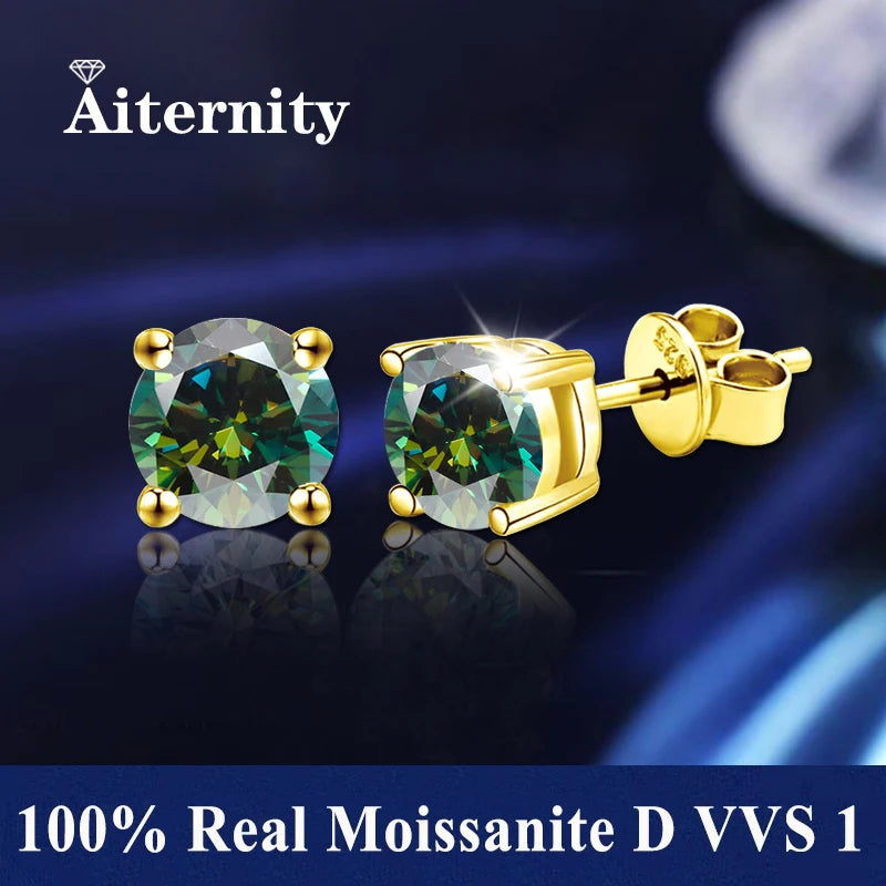 Aiternity Moissanite Fülbevaló
