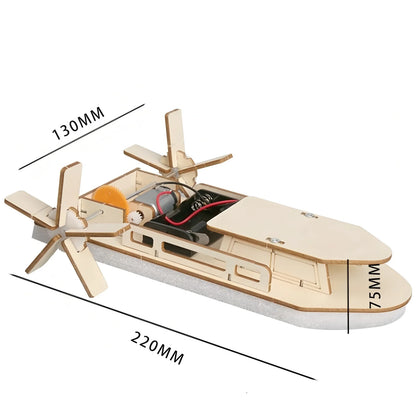 Wooden Educational Ship Building Toy
